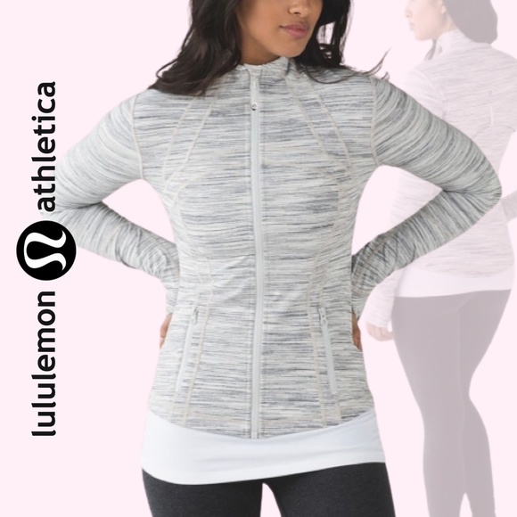lululemon athletica Jackets & Blazers - Lululemon Define White Athletic Sport Jacket Silver Spoon